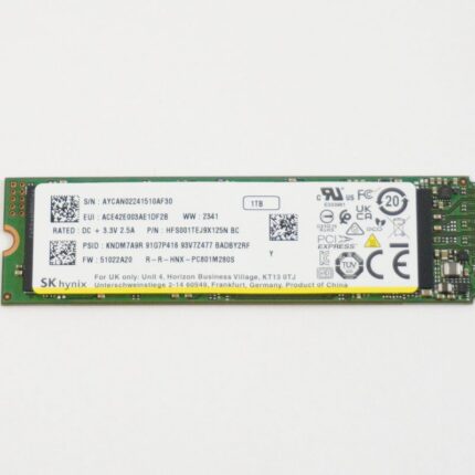 HFS001TEJ9X125N Hynix 1TB NVMe PCIe Gen4x4 M.2 2280 SSD Drive PHN16-72-99PA
