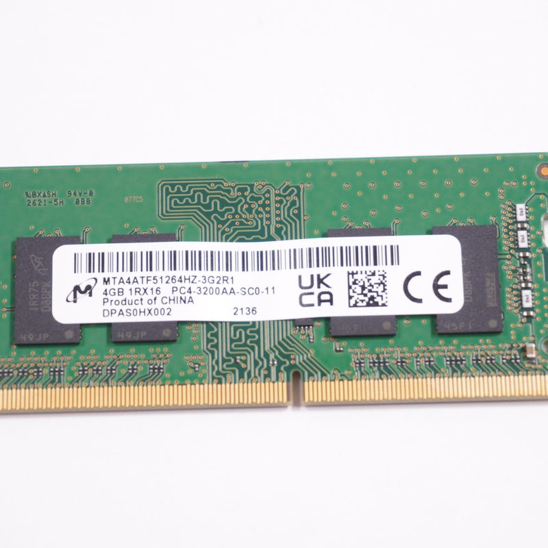 MTA4ATF51264HZ-3G2R1 Micron 4GB PC4-3200AA 3200Mhz SO-DIMM Memory I7420-5983SLV-PUS