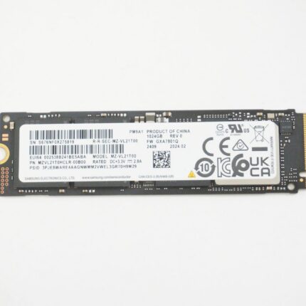 MZVL21T0HCLR-00B00 Samsung 1TB PCIe NVMe Gen4x4 SSD Drive