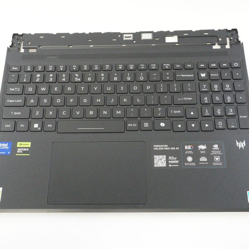 TFQ3CZBJTA00 Acer US Palmrest Keyboard Obsidian Black PHN16S-71-91AW