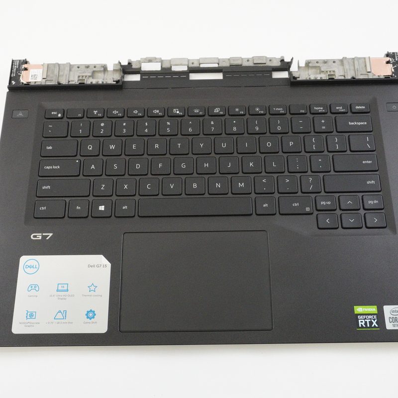 0HD87X Dell US Palmrest Keyboard Black G7500-7194BLK-PUS