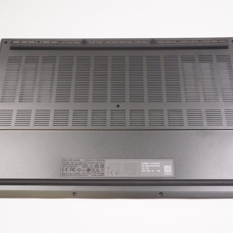 90NR0IT1-R7DM10 Asus Bottom Base Cover Eclipse Gray GU605MI-G16.U94070
