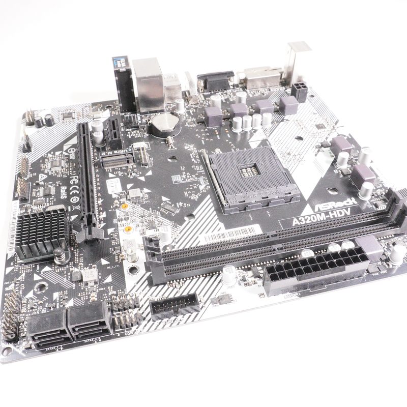 A320M-HDV iBUYPOWER AMD 2nd Gen Ryzen 3 Gaming Motherboard No IO Shield Plate
