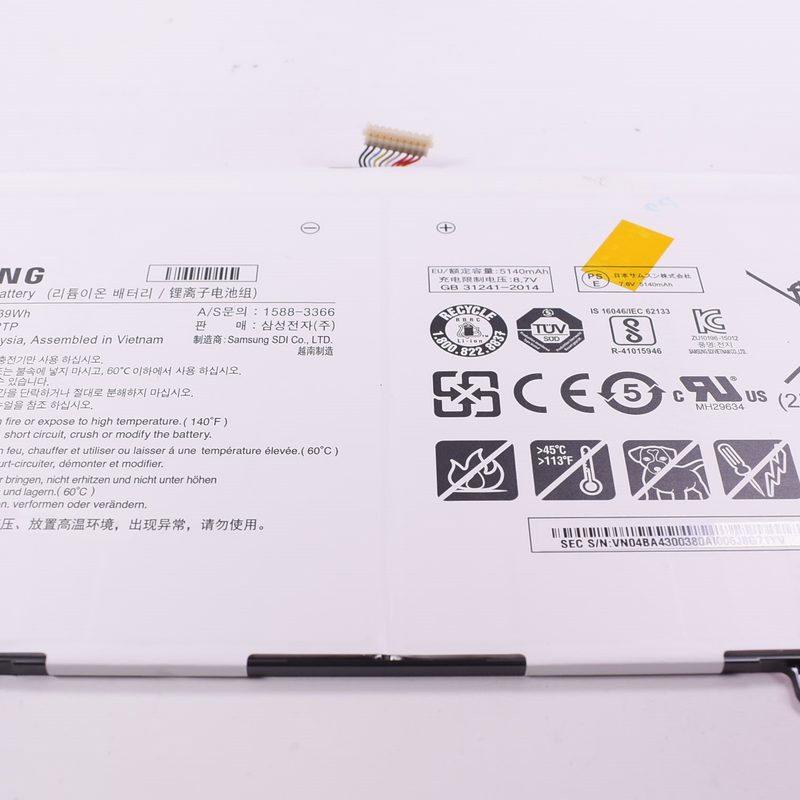 BA43-00380A Samsung 7.6v 39wh 5140mah Battery XE510C24-K04US