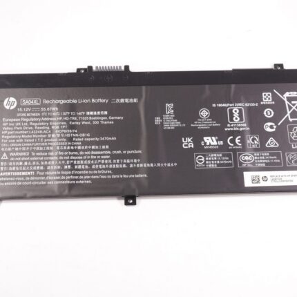 L43267-005 Hp 55Wh 15.12V 3470 Mah Battery 15M-DR0012DX 15M-DS0011DX