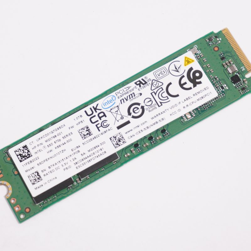 M20798-001 Intel 1TB M.2 2280 PCIe NVMe Gen 3x4 SSD Drive 24-CA1234
