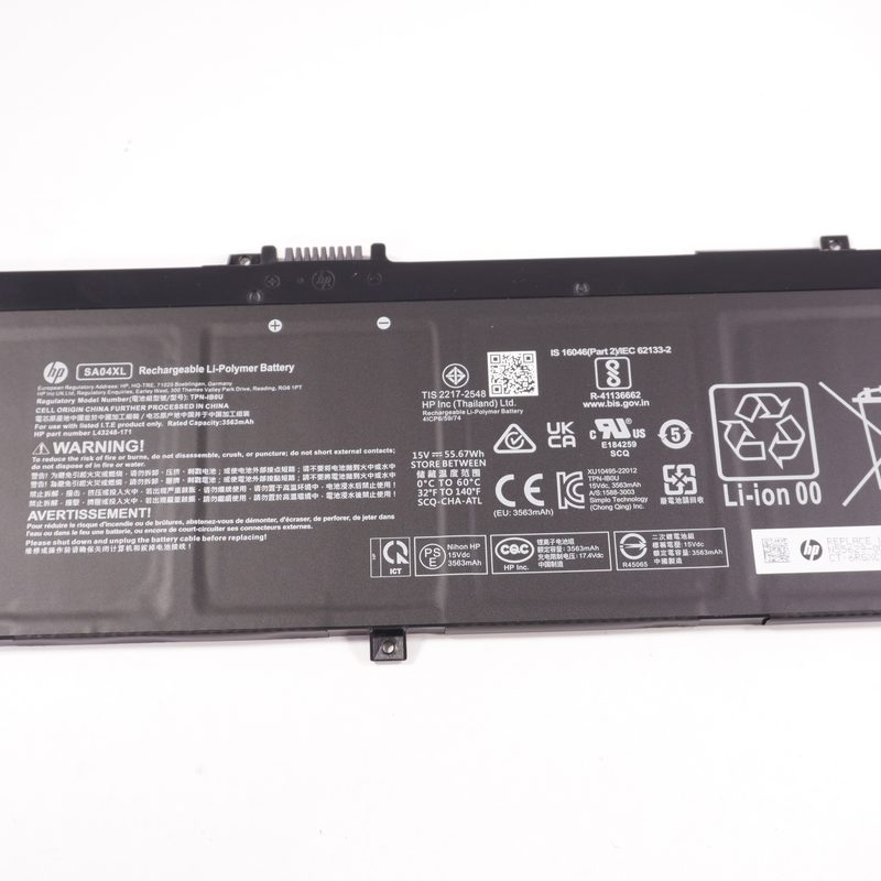 N55629-005 Hp 55Wh 3.6Ah 3563mAh Battery 15-FH0013DX 15-fe0053dx 15-fh0023dx