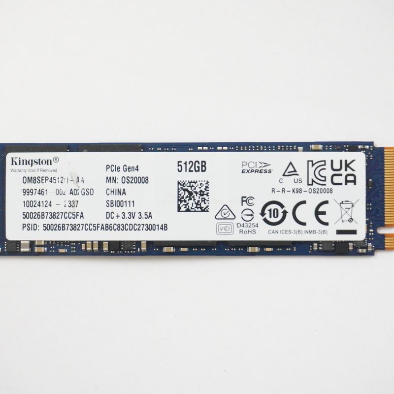 OM8SEP4512Q Kingston 512GB PCIe NVMe Gen4x4 M.2 2280 SSD Drive