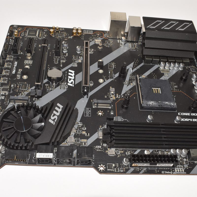 X570-A-PRO MSI Intel LGA 1151 Gaming Motherboard BB930  NO Face plate