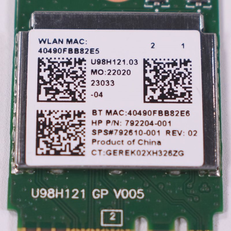 792204-001 Hp Wireless Card 22-A113W 23-Q113W 23-Q114