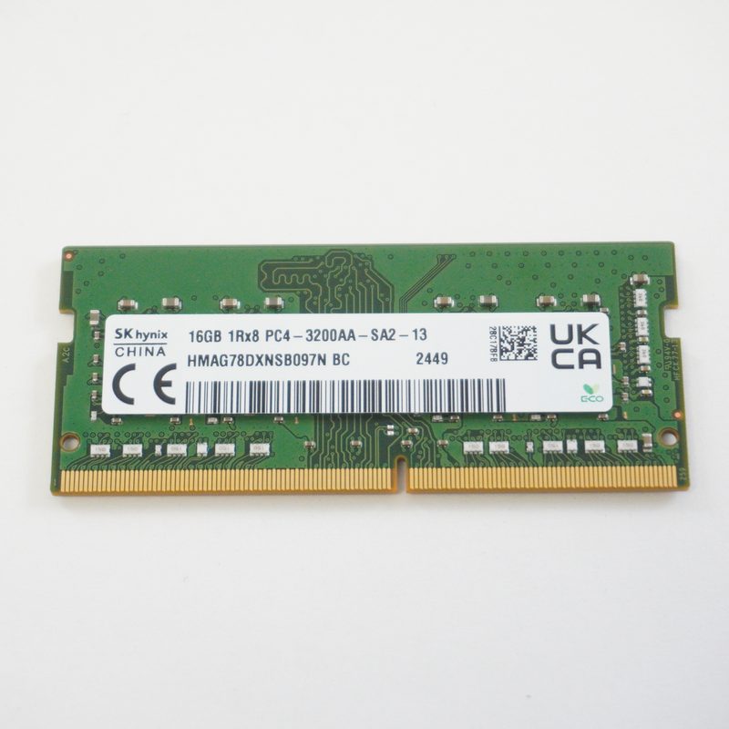 HMAG78DXNSB097N Hynix 16GB 1Rx8 RAM DDR4 3200Mhz PC4-3200AA SO-DIMM