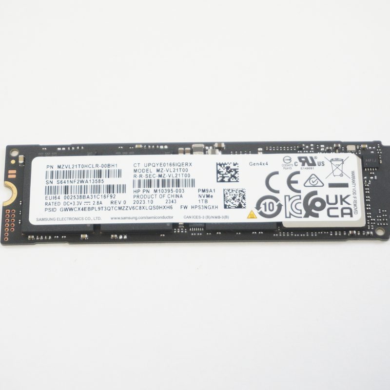 M10395-003 Samsung 1TB NVMe PCIe Gen4x4 M.2 2280 SSD Drive
