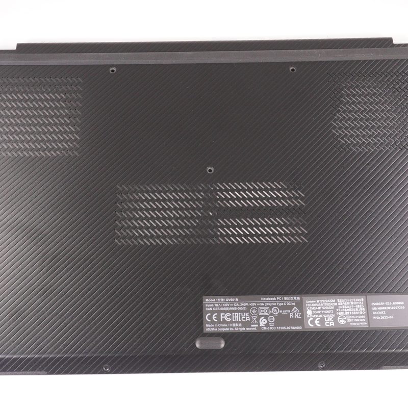 13NR0AP1AM0101 Asus Bottom Base Cover Off Black GV601RM-X16.R93060