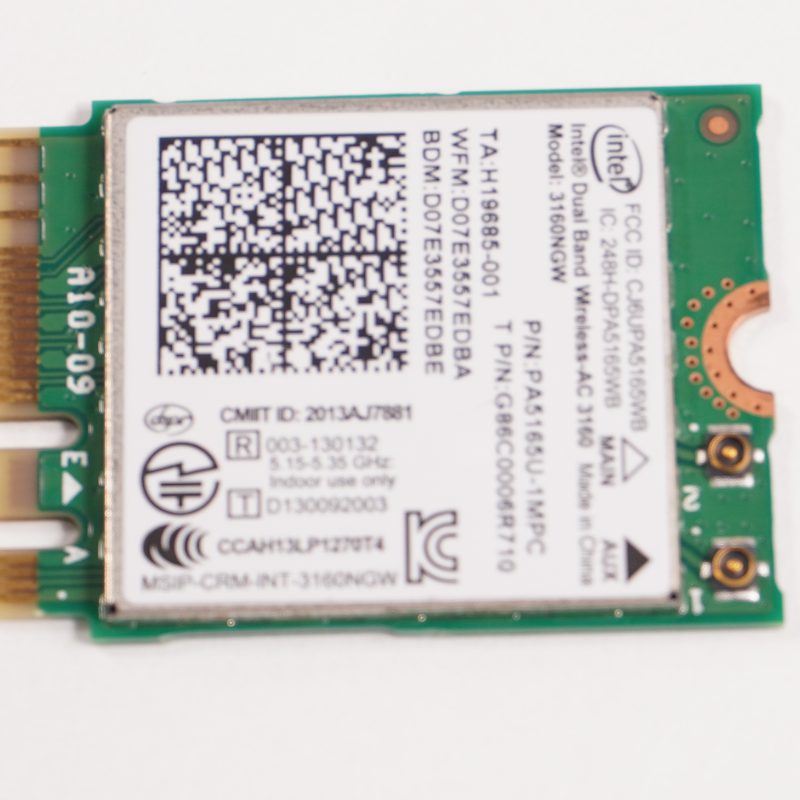 3160NGW Intel Wireless Card INSPIRON 15 (5547)