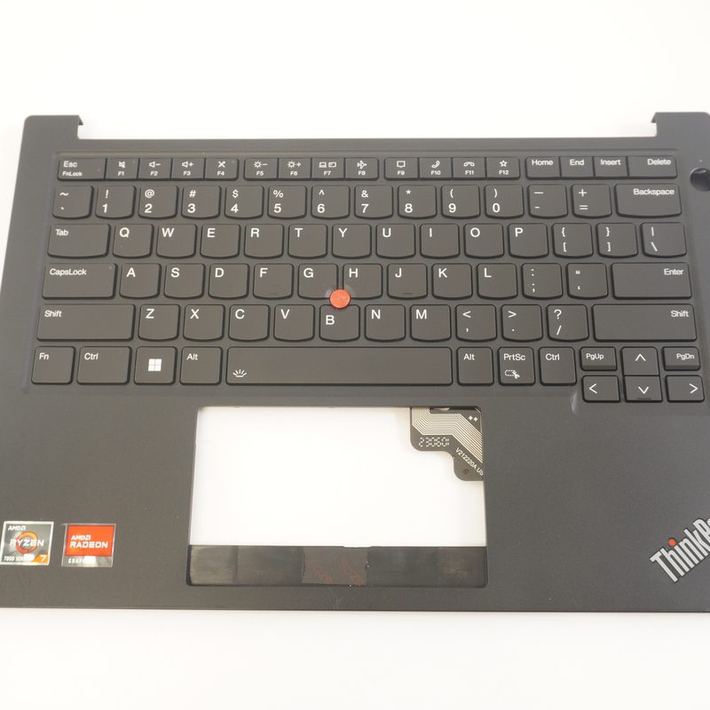 5M11L92509 Lenovo US Palmrest Keyboard Black 21JR001SUS E14 GEN 5