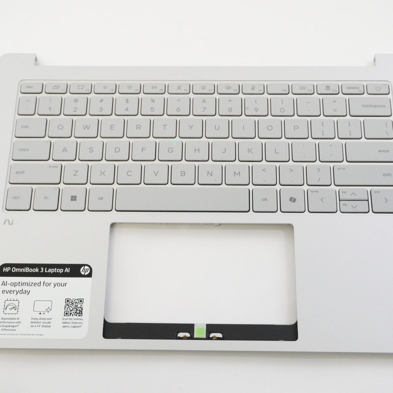 6070B2551014 Hp US Palmrest Keyboard Glacier Silver D0VR2UA#ABA