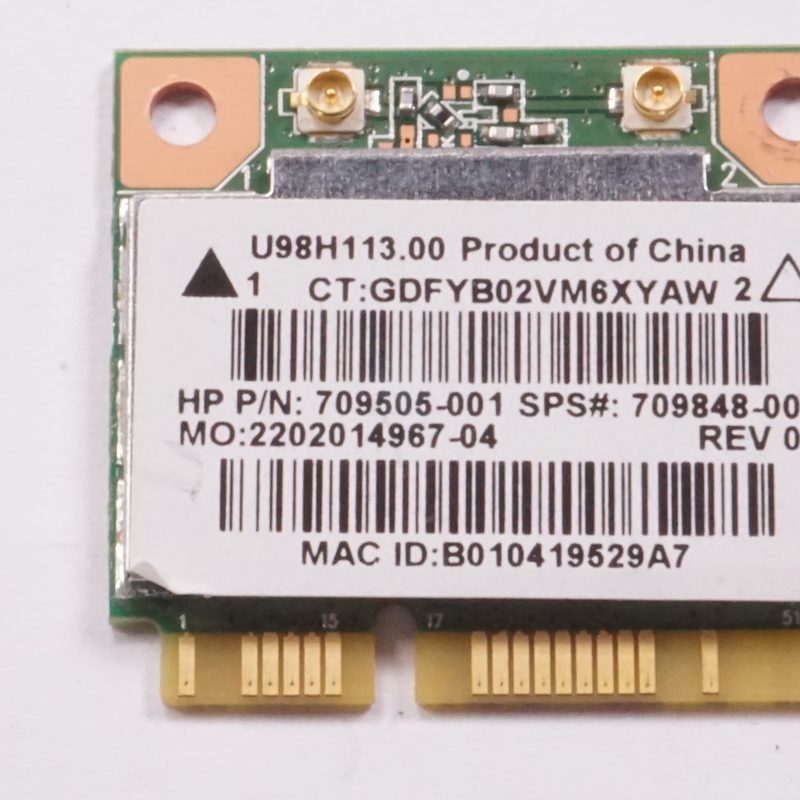 709848-005 Hp Wireless Card 15-R132WM 10-E010NR 10-E019NR 10-E020CA