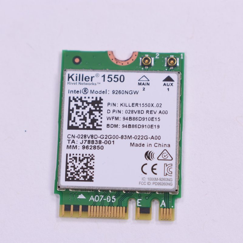 G2G00 Dell Wireless Card AW15R4-7682BLK-PUS