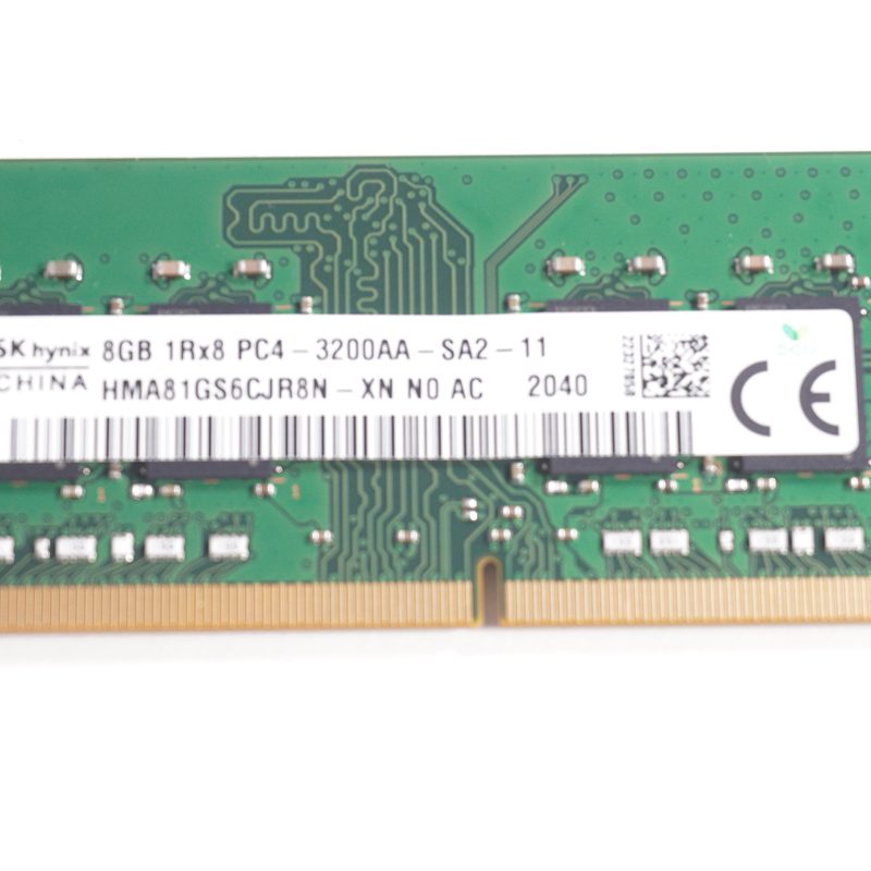 HMA81GS6CJR8N-XNN0AC Hynix 8GB DDR4-3200 PC4-3200AA PC4 SO-DIMM Memory