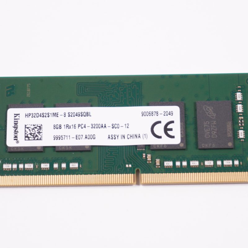 HP32D4S2S1ME-8 Hp SPS-MEM-SODIMM 8GB DDR4-3200 1.2v SO-DIMM 24-DP0124