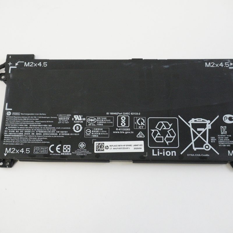 L48497-006 Hp 69Wh 5676Mah 11.55V Battery 15-DH1050NR