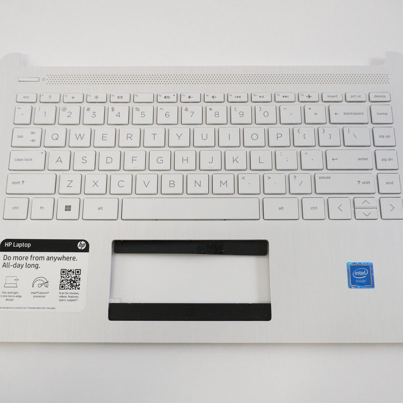 L61508-001 Hp US Palmrest Keyboard Snowflake White 14-DQ0052DX