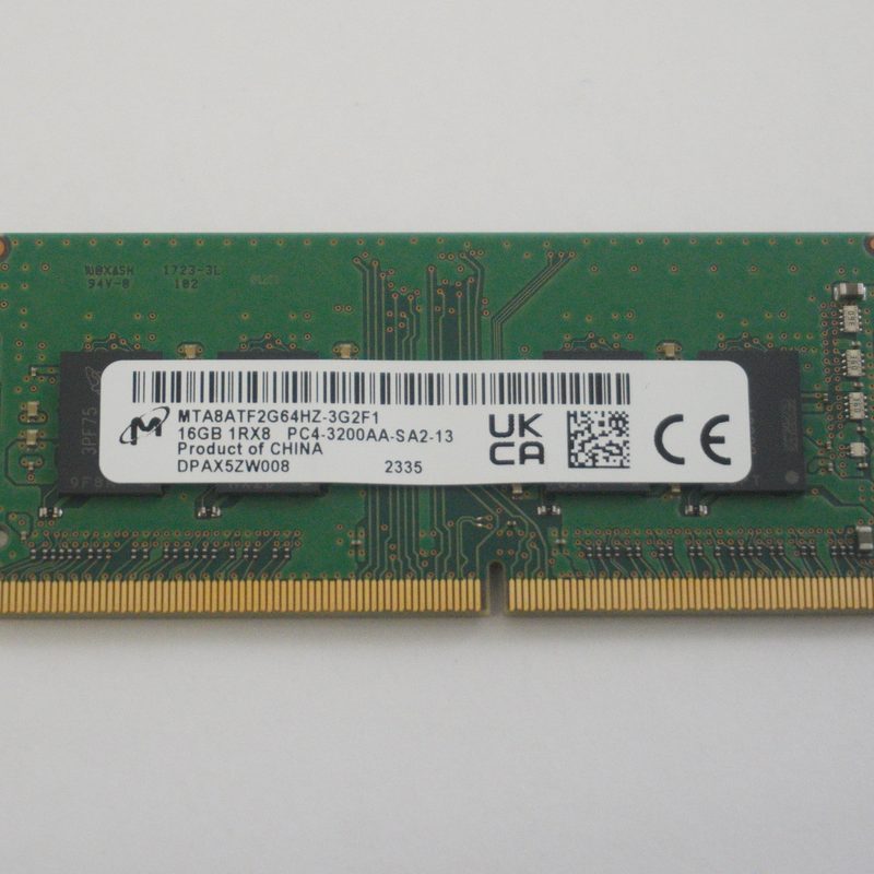MTA8ATF2G64HZ-3G2F1 Micron 16GB DDR4 PC4-3200AA SO-DIMM Memory