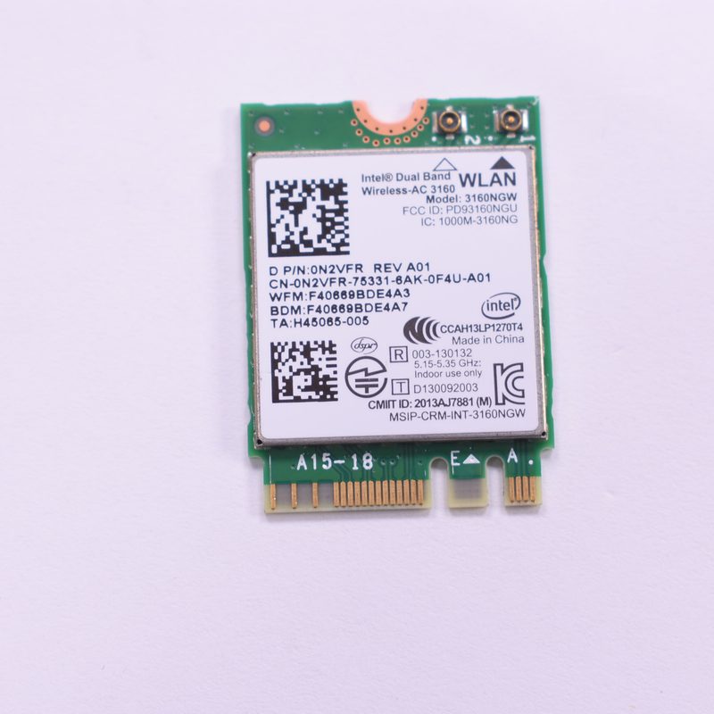 N2VFR Dell Wireless Bluetooth Card I3558-10000BLK 11-3162 11-3558