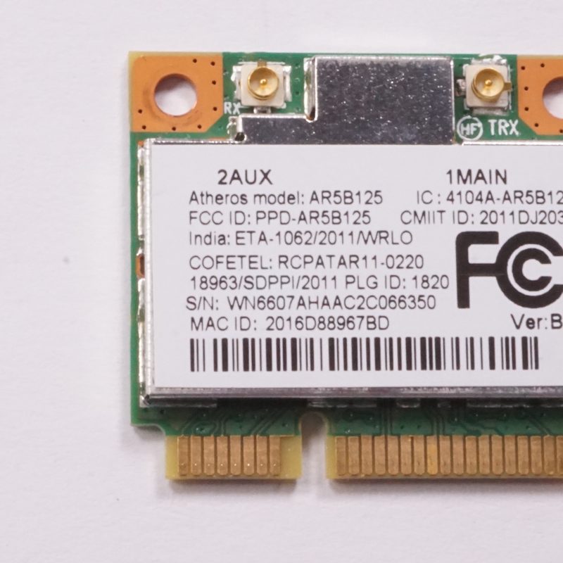 NI.23600.090 Gateway Wireless Card ASPIRE 5333 aspire 5349 aspire 5733 dot-s-e3