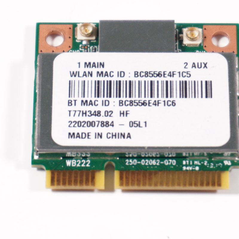 NI.23600.103 Acer 3rd Wifi 2x2 Agn+ Bt4.0 Wb222 Board ASPIRE AC710-2055