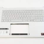 P80641-001 Hp US Palmrest Keyboard Glacier Silver D10F0UA#ABA 17-DP0105DX