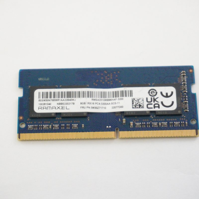 RMSA3310MB96HAF-3200 Ramaxel Technology 8GB 1RX16 PC4-3200AA SO-DIMM