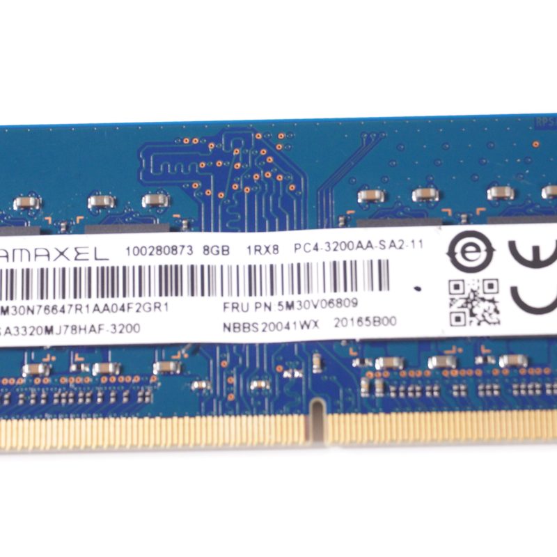 RMSA3320MJ78HAF-3200 Ramaxel Technology 8GB PC4-3200AA 3200Mhz SO-DIMM Memory