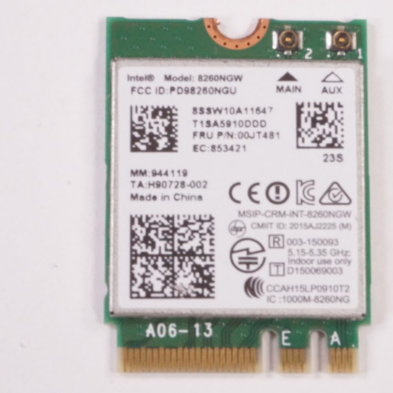 SW10A11647 Lenovo Wireless Card YOGA