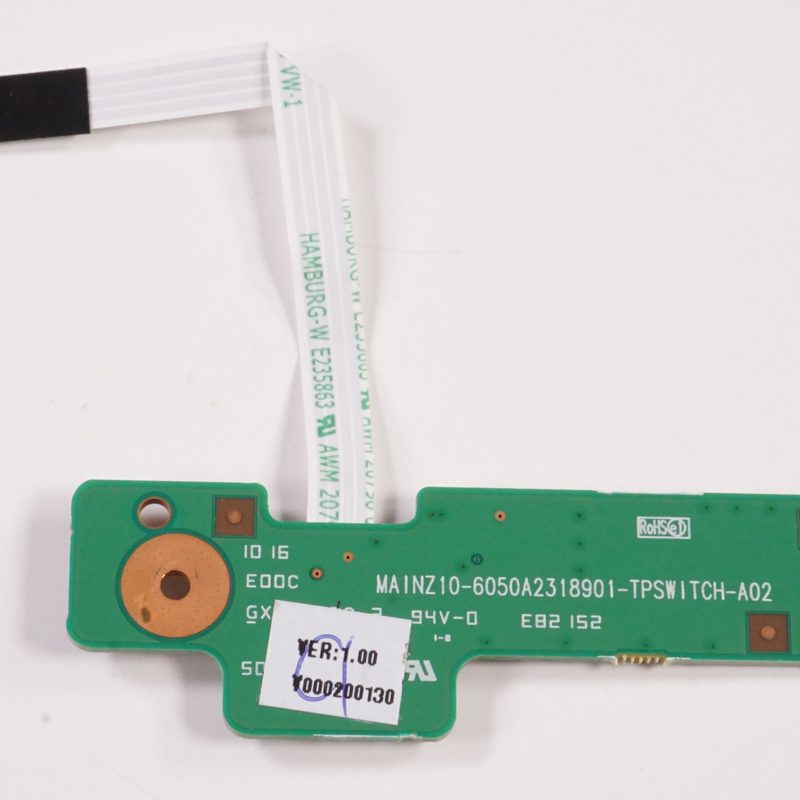 V000200130 Toshiba Power Button Board E200 E205-S1904 E205-S1980  E200 E205