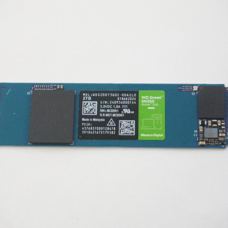 WDS200T3G0C Western Digital 2TB NVMe PCIe Gen4x4 M.2 2280 SSD Drive