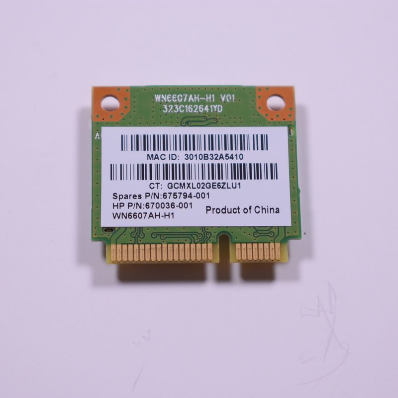 WN6607AH-H1 Hp Qualcomm Atheros AR9485 802.11 b/ g/ n 1×1 Wifi Adapter 14-B109WM PAVILION