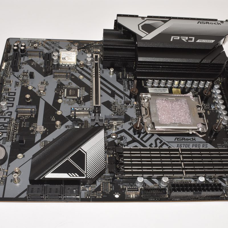 X670EPRORS AsRock AMD AM5 DDR5 WiFi Motherboard No IO Shield Plate X670E-PRO-RS