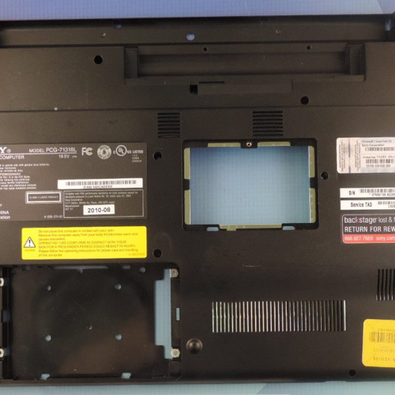012-002A-3023-B Sony Bottom Base Cover VPCEB15FM