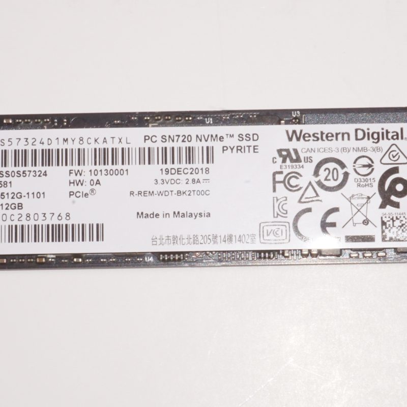 01FR581 Lenovo 512G M.2 PCIE NVMe SSD Drive 81SR000BUS 81C4000EUS C930-13IKB