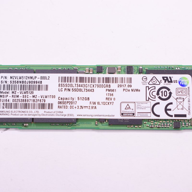 5SD0L73443 Lenovo 512gb Tlc Pci Express 3.0 X4 Nvme M.2 2880