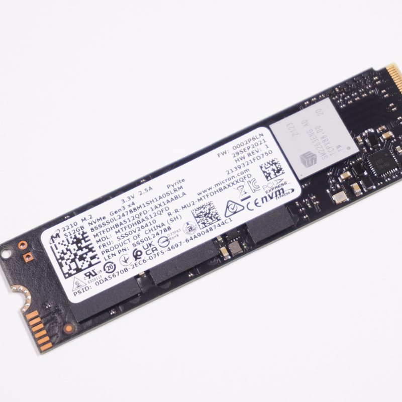5SS0V26410 Lenovo 512GB PCIe NVMe Gen3 x4 M.2 2280 SSD Drive F0FA008GUS IDEACENTRE AIO 5-27IMB05