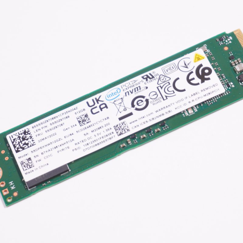 5SS0Z97087  512GB GEN 3X4 PCIe NVMe SSD Drive 82R4002PUS IDEAPAD 1 15ALC7
