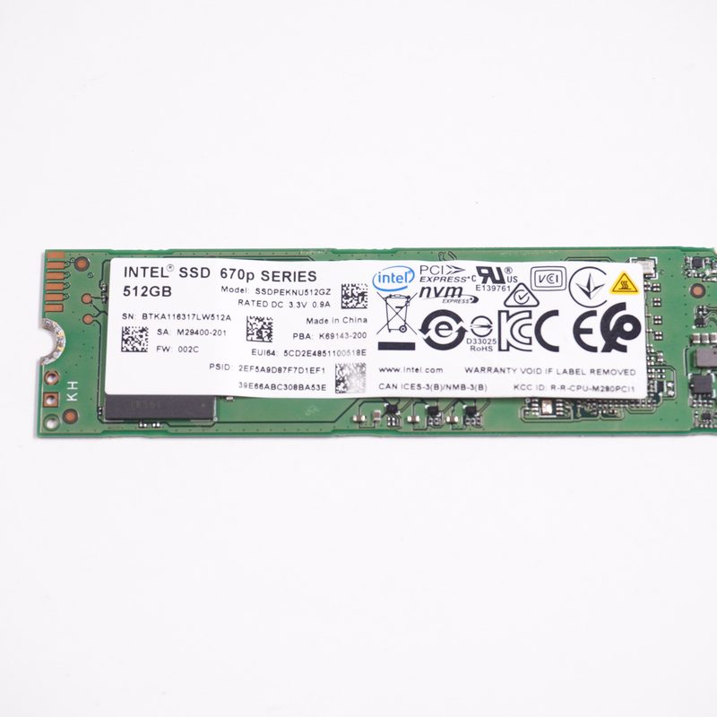 SSDPEKNU512GZ  512GB PCIe 3.0 x4 NVMe SSD Drive G513QY-212.SG15